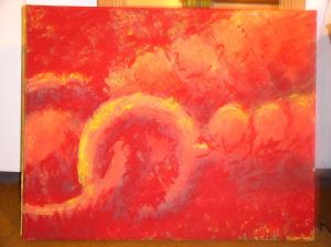 Acrylic on Canvas Student work