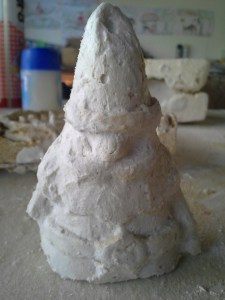 First cast of Father Christmas from Elizabeth's mould