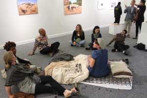 This is a live, interactive performance art piece. There are 169 personal memories about beds and mattresses that I recorded as a catalogue. I made corresponding tags from clay and recorded the 169 numbers from the catalogue on them. The audience was allowed to chose a memory tag and I would read the corresponding memory in the catalogue to them. Memories included: childhood memories until current. 