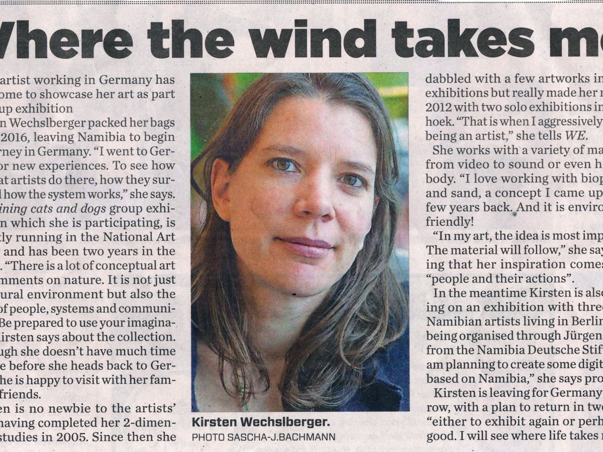 Article: Windhoek Express January&nbsp;2018